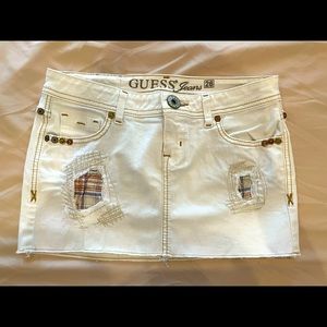 Guess jean skirt